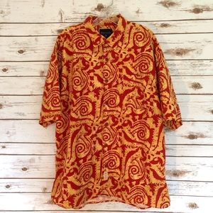 Nautica Casual Short Sleeve Button Down